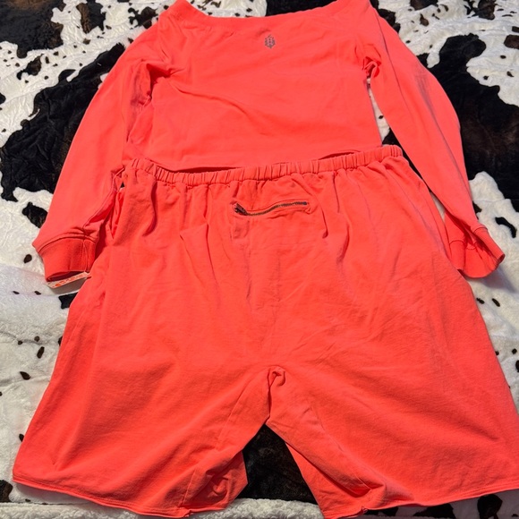 Free People Coral Lounge Set - Picture 4 of 5